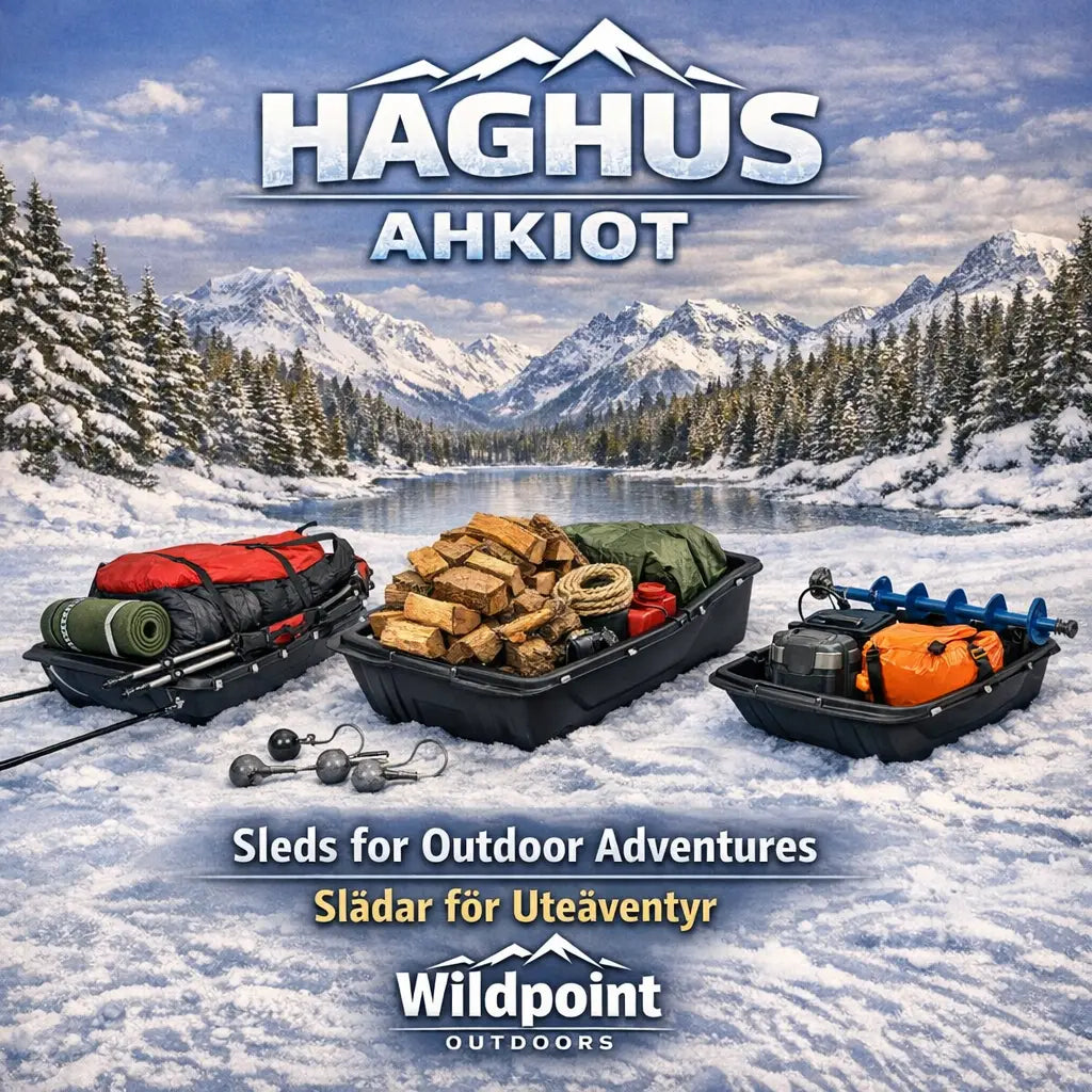 Jämäkät Haghus ahkiot ja tarvikkeet - Wildpoint Outdoors verkkokauppa