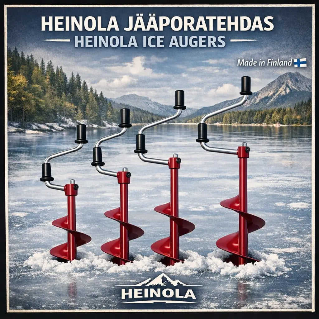 Heinola jääporat - Valmistettu Suomessa - Wiildpoint Outdoors