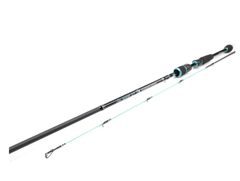 Aapo-ahvenvapa by kalastajan kanava 6.8’’ 5-15g nopea musta ja petroolinsininen moderni kalastusvapa