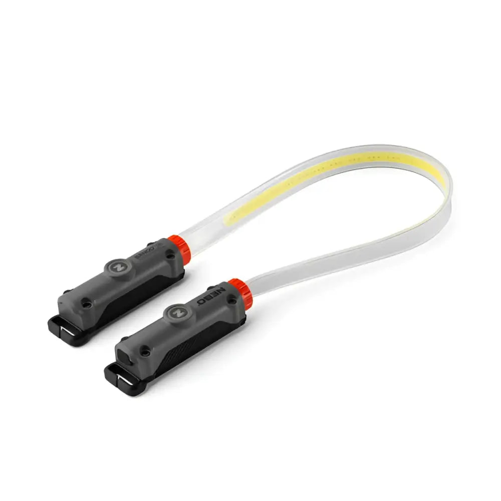 Bando 1k strap light työvalo harmaa ja oranssi joustava led-nauha kahdella usb-virtaliittimellä kannettavaan valaistukseen