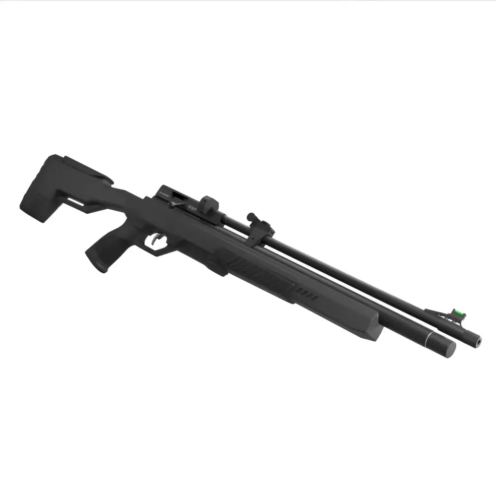 Crosman icon synteettinen musta pcp-ilmakivääri valokuitutähtäimillä ja mattapintaisella viimeistelyllä
