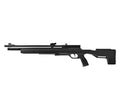 Crosman icon musta synteettinen pcp-ilmakivääri modernilla muotoilulla ja integroidulla valokuitutähtäimellä