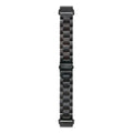 Garmin quickfit puinen ranneke eebenpuu musta metallihihna minimalistisella muotoilulla