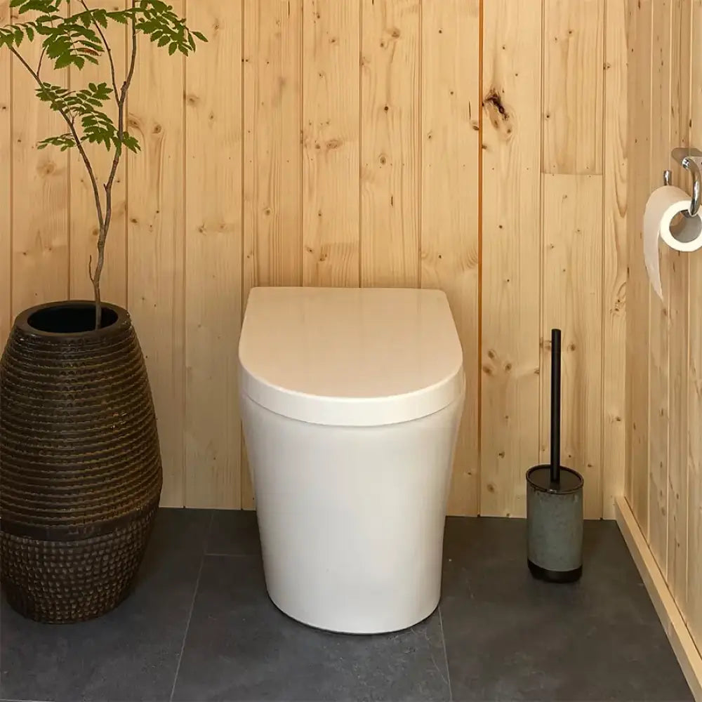 Moderni valkoinen keraaminen green toilet lux kasetti sisäkuivakäymälä pyöreällä muotoilulla