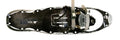 Black carbon fiber gv mountain extreme 8 x 25 snowshoe with silver metal frame and adjustable straps