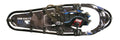 Black and blue gv snow aerolite spin 9x29 snowshoe with rugged textured design for snowy terrain use