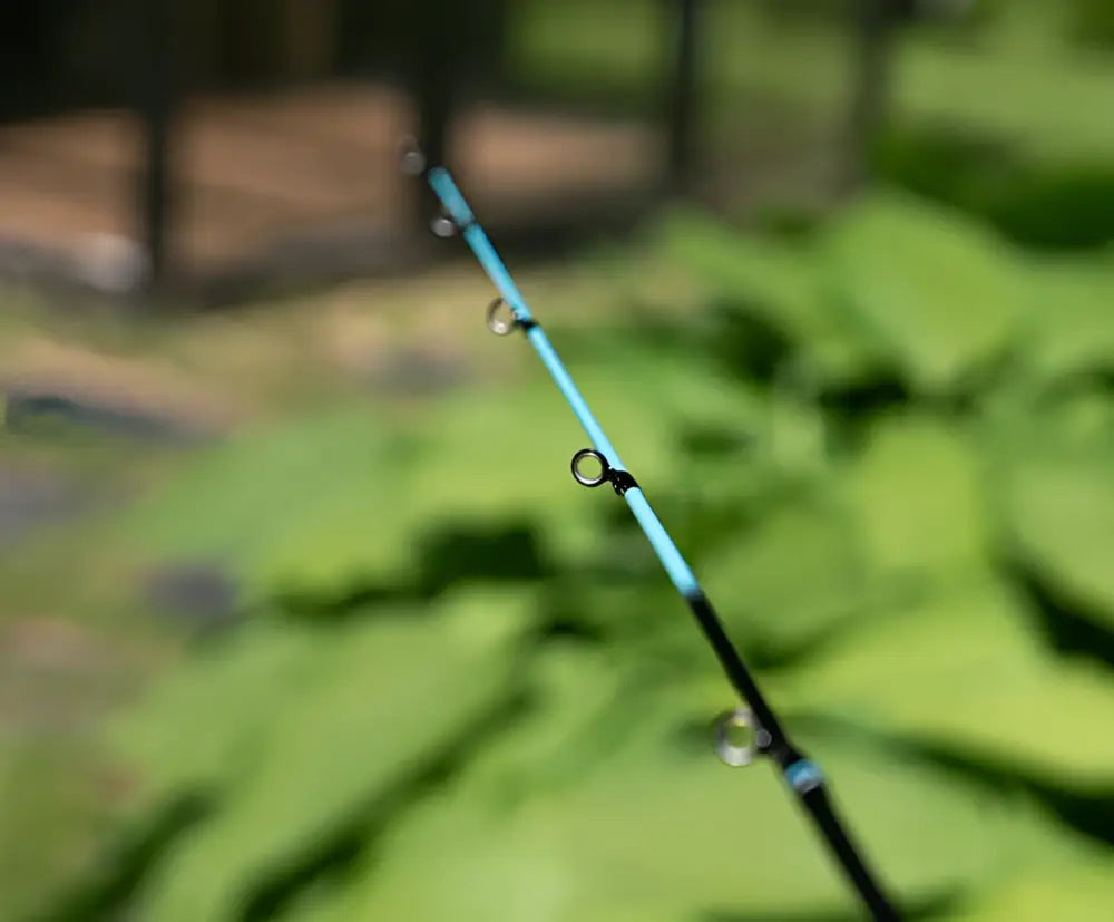 Kalastajan kanava tirri micro vapa 183cm 0.9-8.5g kevyt sinimusta kalastusvapa metallisilla keloilla