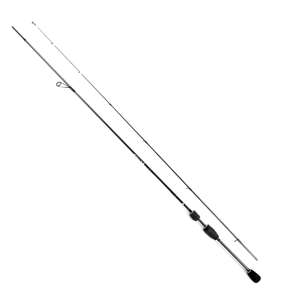 Black and silver la moustique lm-s 210ul avokelavapa fishing rod with sleek modern design for ultralight fishing
