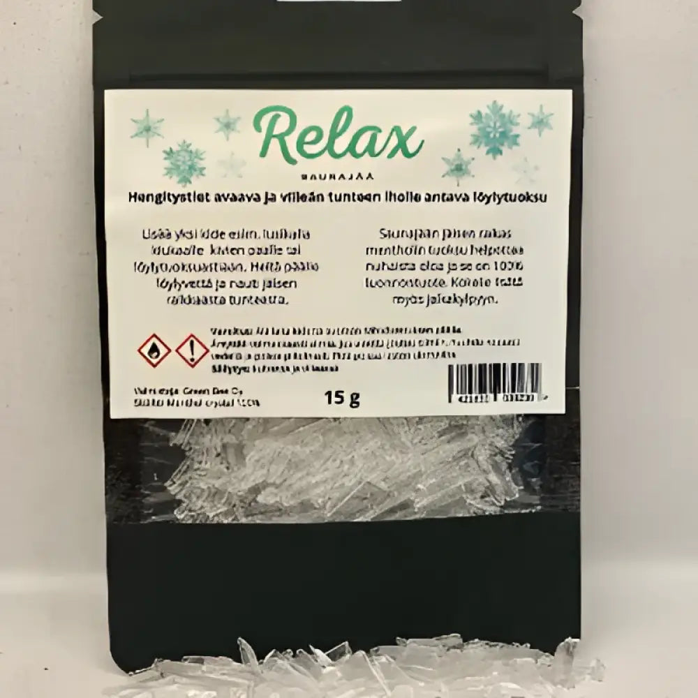 Lahjapakkaus relax saunajää ja kiuaskukka - saunatuotteet retkeilyvarusteet verkkokaupasta 21,90 €