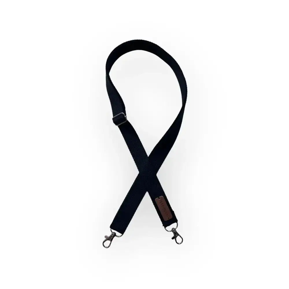 Laukun olkahihna - kapea musta - musta / hopea - wildpoint outdoors retkeilyvarusteet verkkokaupasta 18,90 €