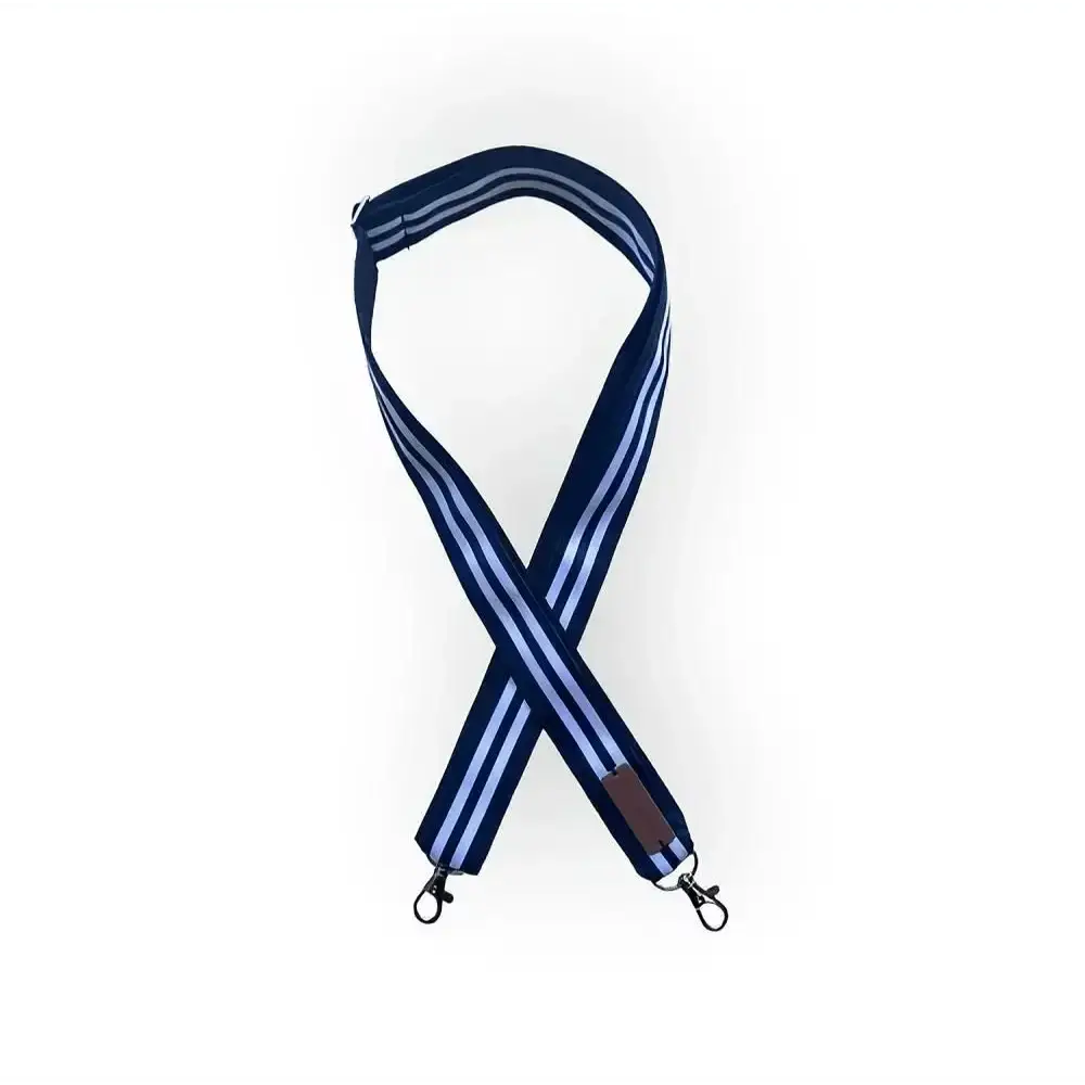 Laukun olkahihna - kapea raita - sinivalkokoinen / hopea - wildpoint outdoors retkeilyvarusteet verkkokaupasta 19,90 €