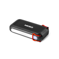 Black and red nebo rammler 20k varavirtalähde kannettava aurinkokäyttöinen taskulamppu teksturoidulla otteella
