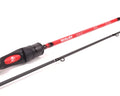 Scandinavian tackle 210 hyrräkelavapa red and black wildpoint outdoors revolver fishing rod with textured grip