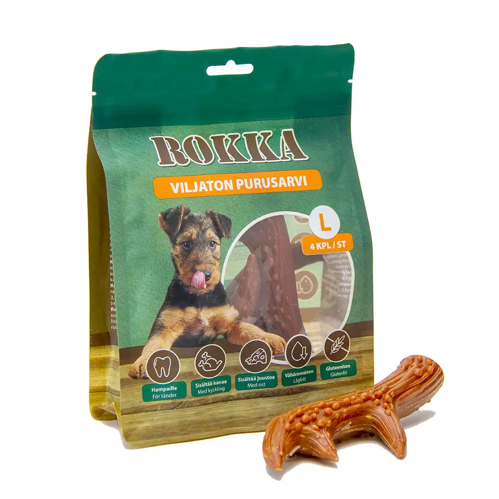Rokka viljaton purusarvi - m 7kpl - purusarvi koirille retkeilyvarusteet verkkokaupasta 9,90 €