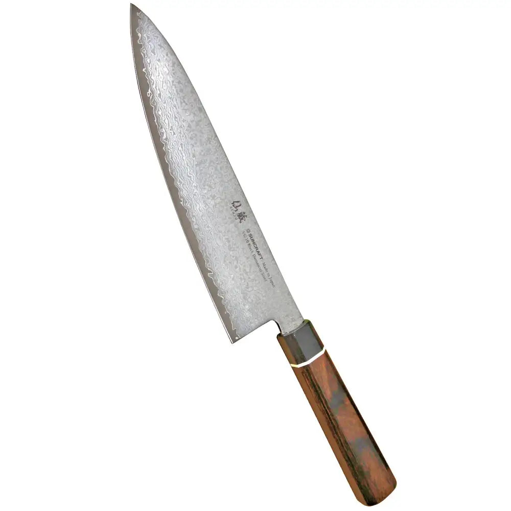 Suncraft senzo damascus black kokkiveitsi 20 cm - veitset retkeilyvarusteet verkkokaupasta 185 €