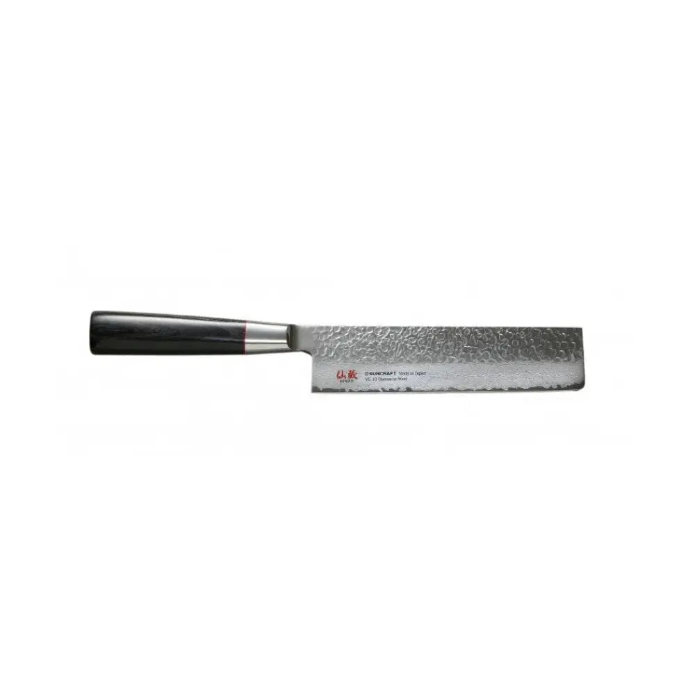 Suncraft senzo damascus classic nakiri 16,7 cm - made in japan retkeilyvarusteet verkkokaupasta 169 €