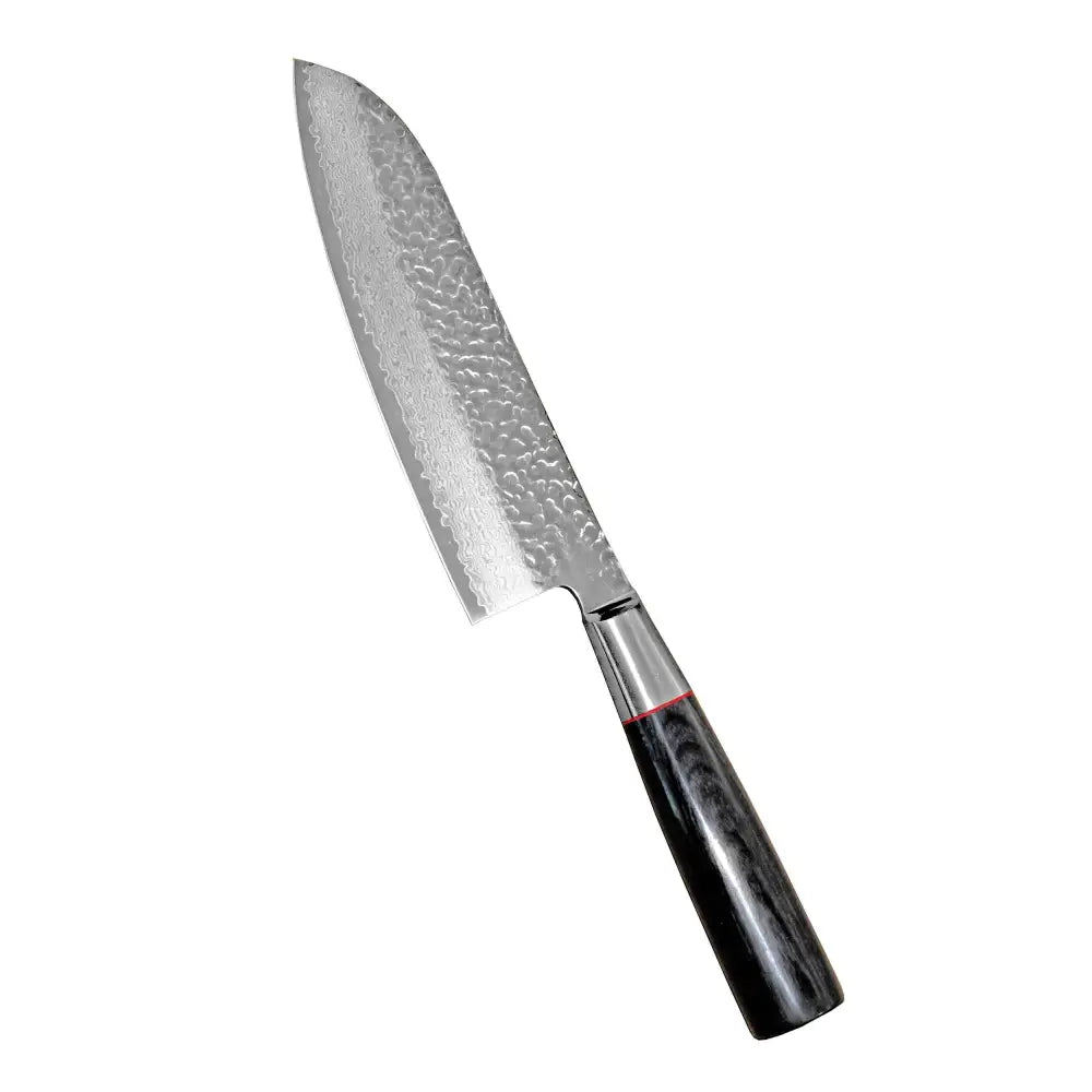 Suncraft senzo damascus santoku-veitsi 16,7 cm japanilainen laatuterä - made in japan retkeilyvarusteet verkkokaupasta