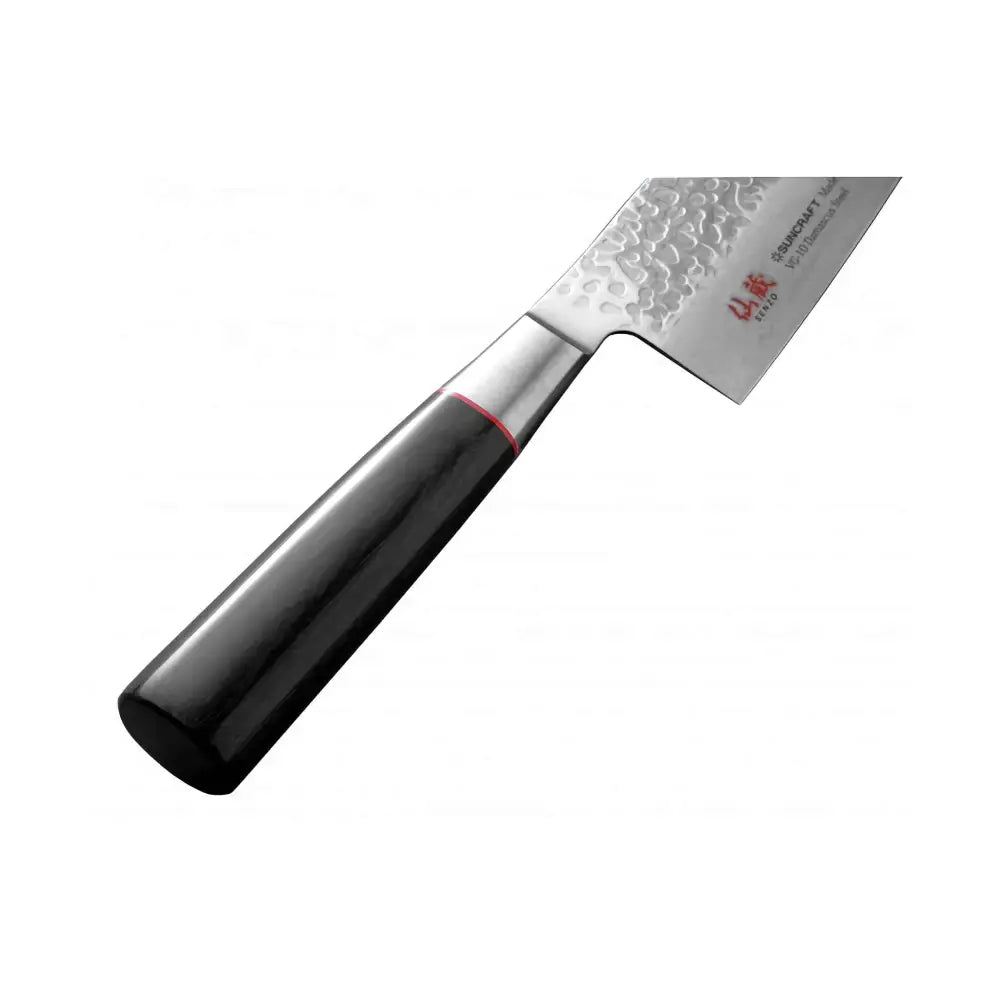 Suncraft senzo damascus santoku-veitsi 16,7 cm japanilainen laatuterä - made in japan retkeilyvarusteet verkkokaupasta
