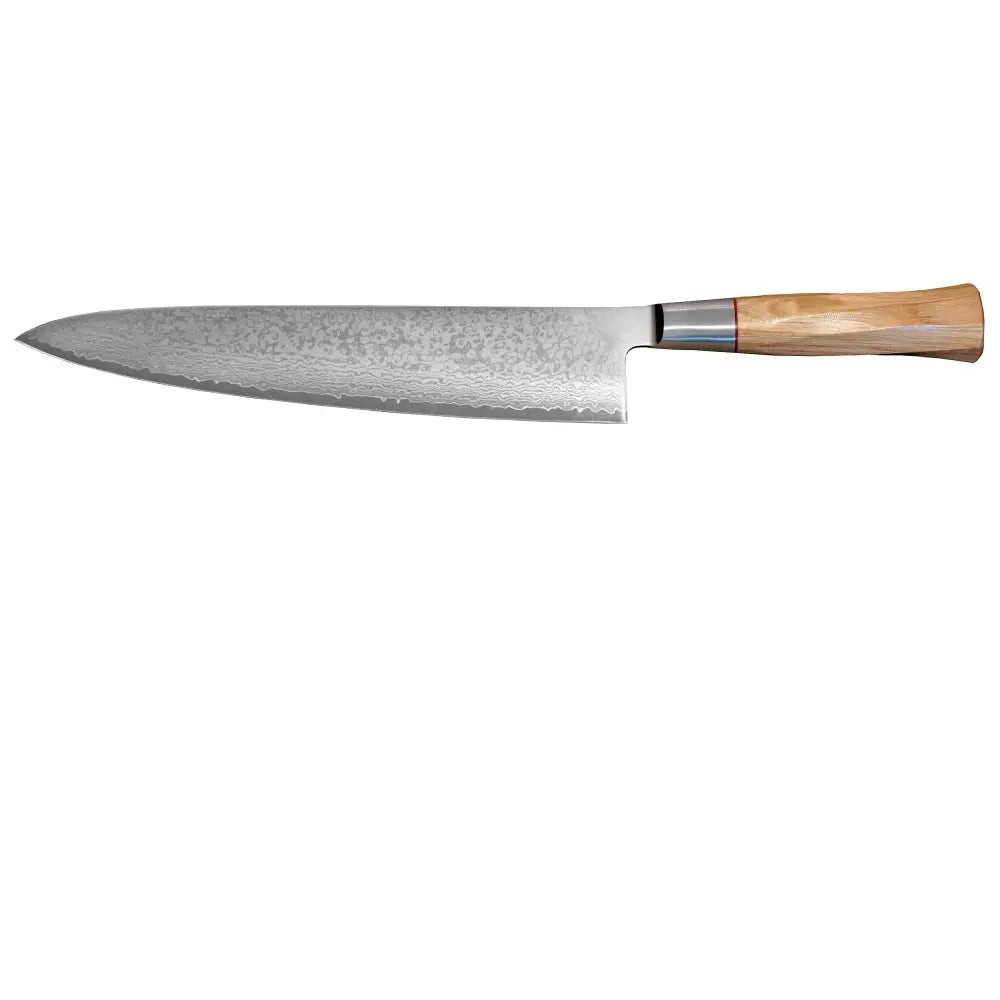 Suncraft senzo damascus twisted octagon kokkiveitsi 24 cm - veitset retkeilyvarusteet verkkokaupasta 230 €