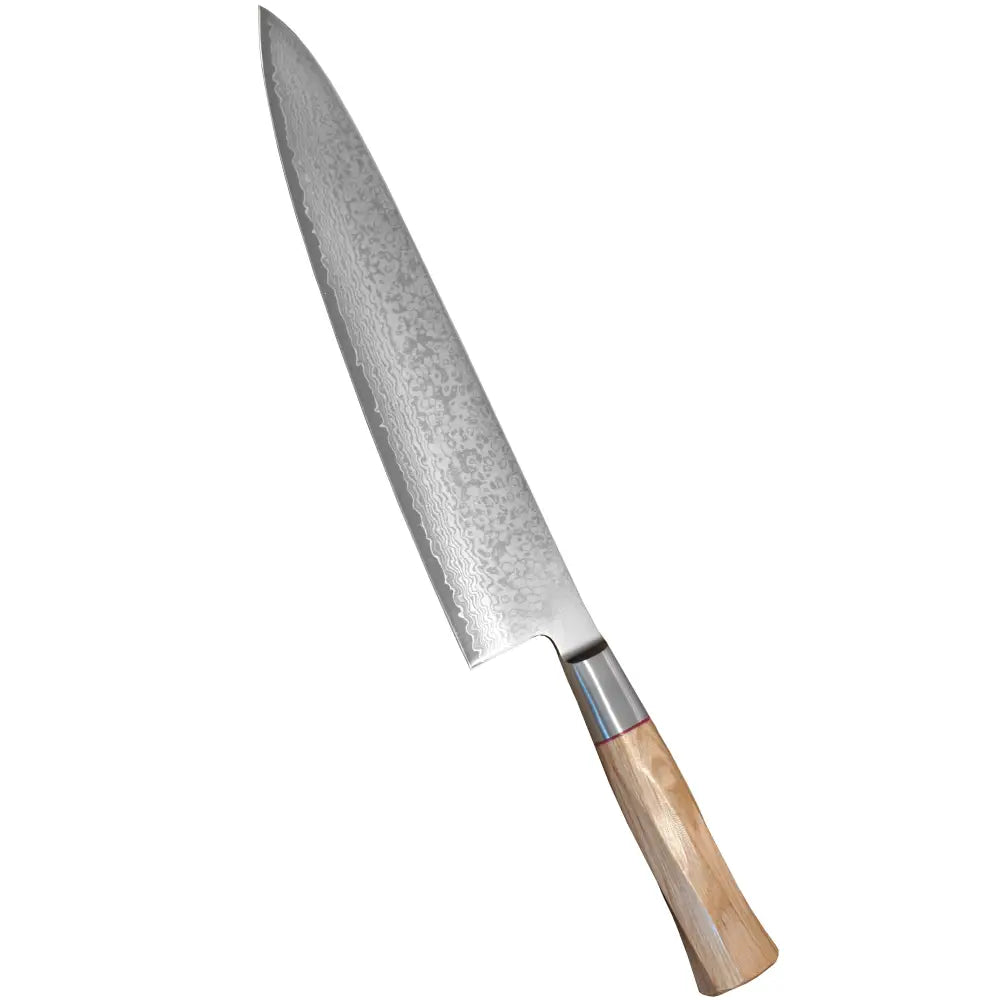 Suncraft senzo damascus twisted octagon kokkiveitsi 24 cm - veitset retkeilyvarusteet verkkokaupasta 230 €