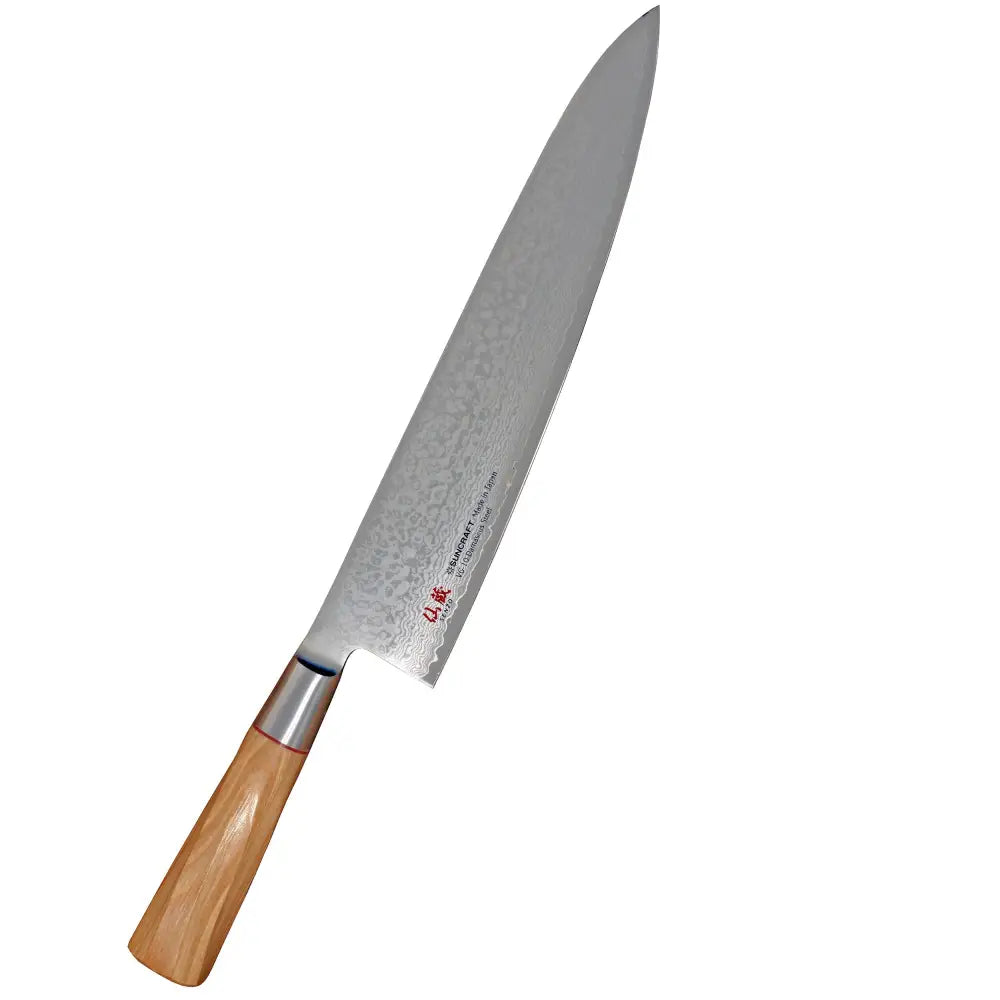 Suncraft senzo damascus twisted octagon kokkiveitsi 24 cm - veitset retkeilyvarusteet verkkokaupasta 230 €