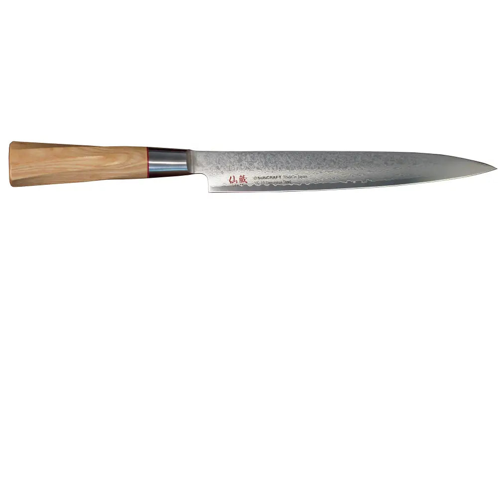 Suncraft senzo damascus twisted octagon sashimi veitsi 21 cm - veitset retkeilyvarusteet verkkokaupasta 205 €