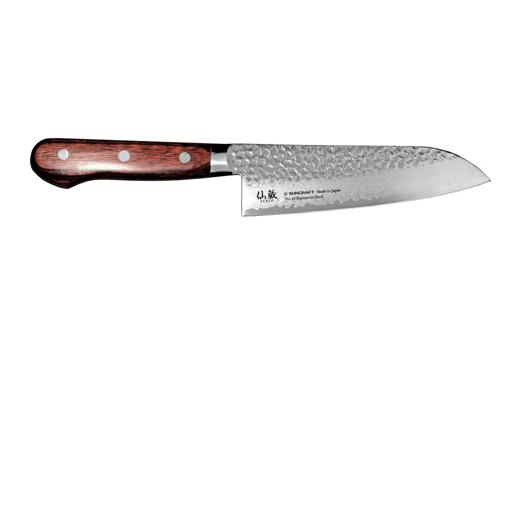 Suncraft senzo damascus universal santoku 16,5 cm - made in japan retkeilyvarusteet verkkokaupasta 145 €