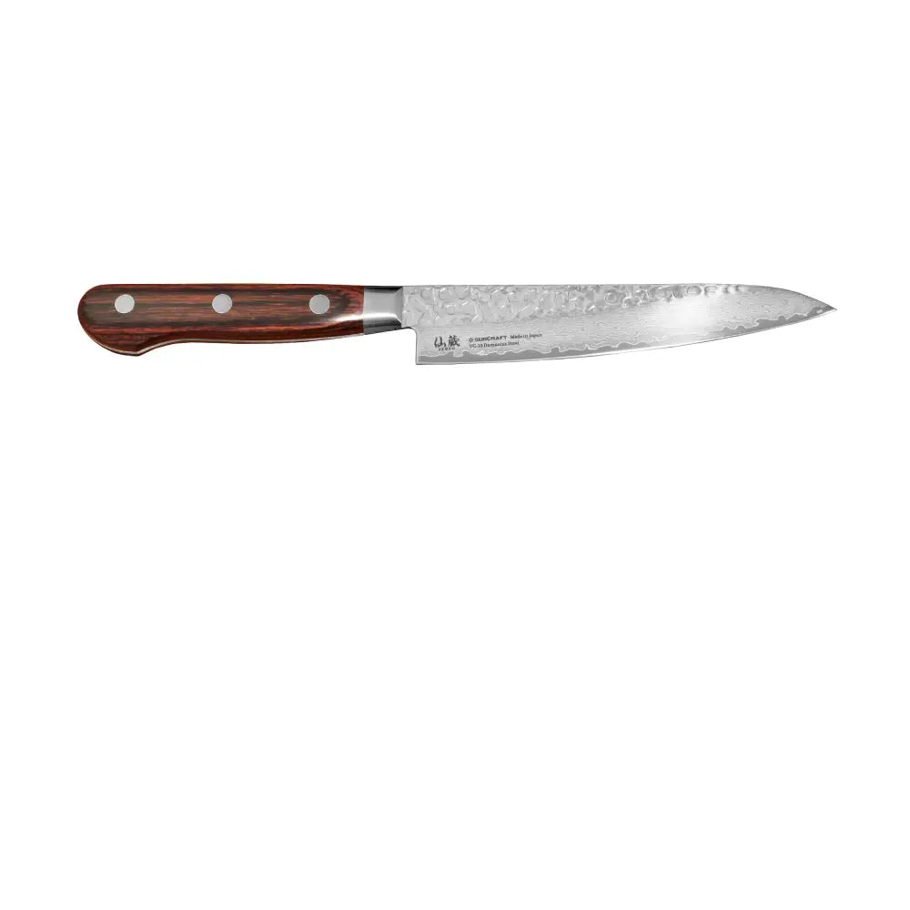 Suncraft senzo damascus universal vihannesveitsi 13,5 cm - veitset retkeilyvarusteet verkkokaupasta 98 €