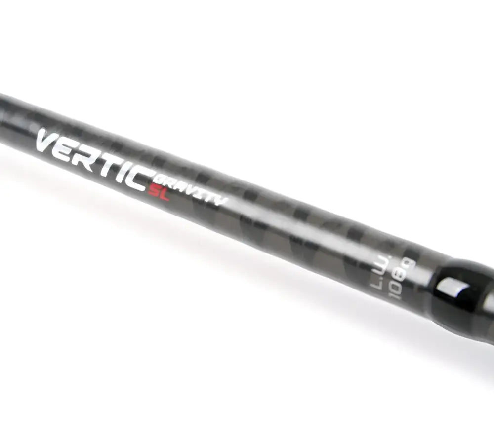 Black carbon fiber vertic gravity sl hyrräkelavapa 208cm by saku laaksonen with white and red branding