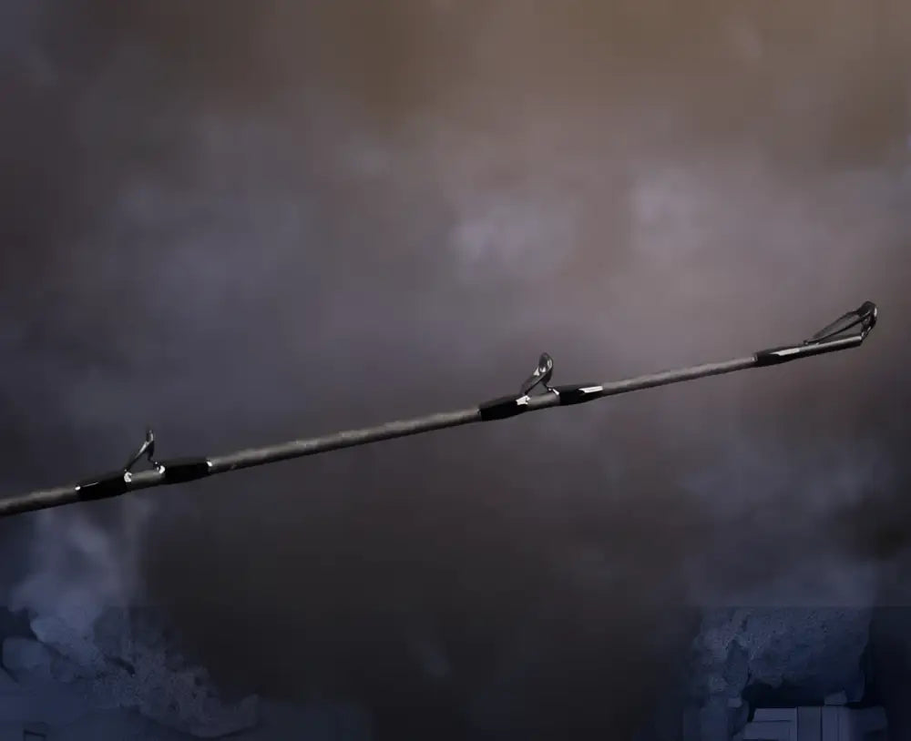 Vertic Gravity SL hyrräkelavapa 208cm saku laaksosen suunnittelemana, tumma harmaa kalastusvapa mustilla kahvoilla ja metallisilla kelapaikoilla