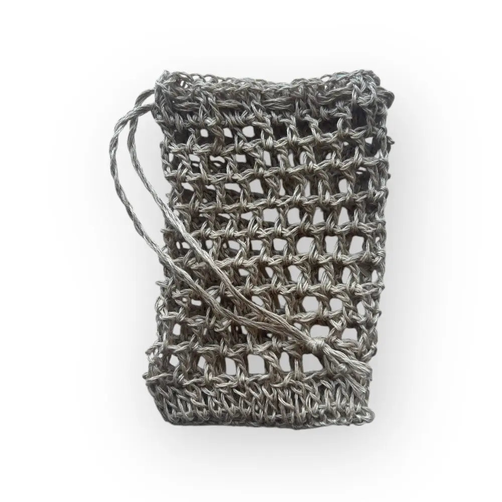 Virkattu saippuapussi pellava - beige - wildpoint outdoors retkeilyvarusteet verkkokaupasta 9,90 €