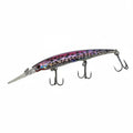 Wildpoint Troutson 11cm 14g minnow-mallinen viehe hohtavassa pinkki-hopeassa mustilla pilkuilla ja kolmella haavakoukulla